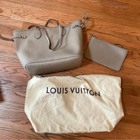 Louis Vuitton Turtledove Empriente Neverfull MM - Picture 1 of 3
